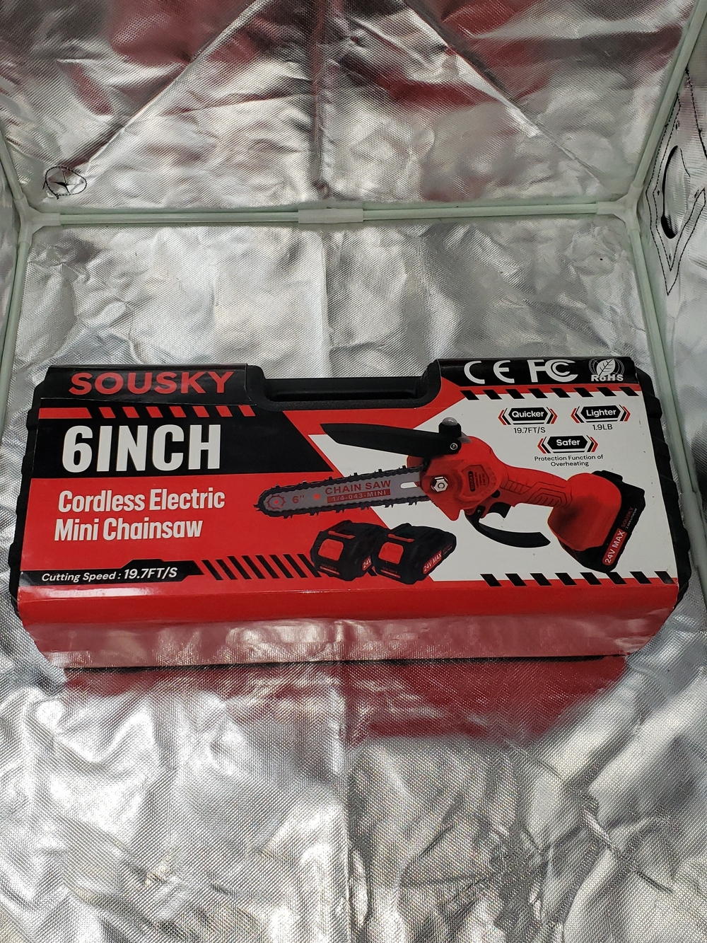 6 Inch Mini Chainsaw Cordless, 24V